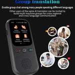 F5 AI Voice Translator Touch Screen 142-Language Online Translator with Offline Translation for Travel Business Learning, 1+8GB