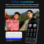 F2 4.0 Inch AI Portable Language Translator 142 Languages Online Offline Bluetooth-compatible Recording Translation Device for Travel