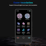 F2 4.0 Inch AI Portable Language Translator 142 Languages Online Offline Bluetooth-compatible Recording Translation Device for Travel