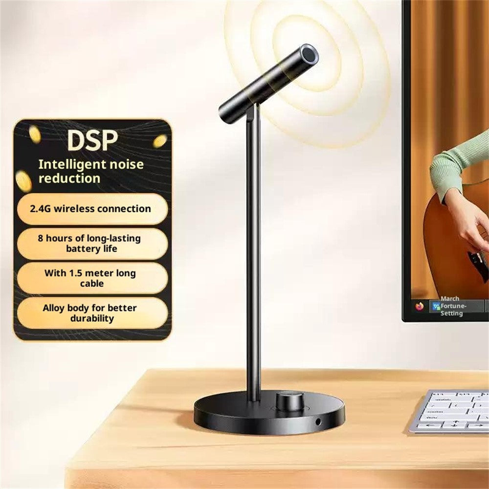 UGREEN CM770 35344 2.4G Wireless / USB Wired Desktop Microphone DSP Noise Cancelling Omnidirectional Mic for Gaming Recording