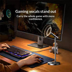 UGREEN CM770 35344 2.4G Wireless / USB Wired Desktop Microphone DSP Noise Cancelling Omnidirectional Mic for Gaming Recording
