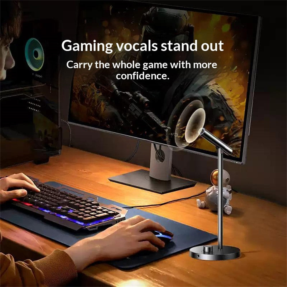 UGREEN CM770 35344 2.4G Wireless / USB Wired Desktop Microphone DSP Noise Cancelling Omnidirectional Mic for Gaming Recording