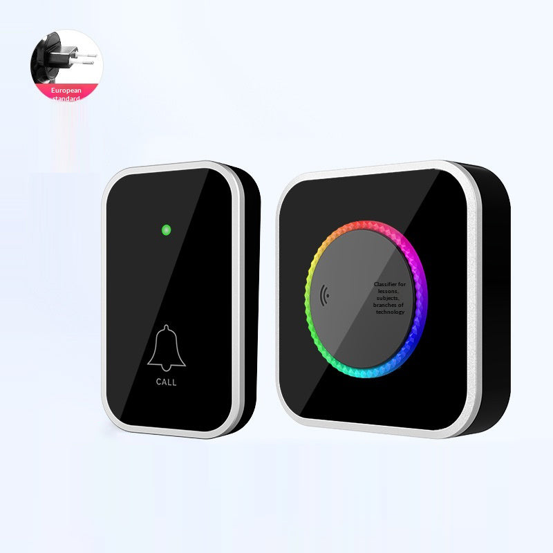 M488 433.92MHz Wireless Doorbell 150-200m Range 45 Ringtones Cordless Doorbell Kit, 1 Bell + 2 Transmitters