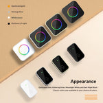 M488 433.92MHz Wireless Doorbell 150-200m Range 45 Ringtones Cordless Doorbell Kit, 1 Bell + 2 Transmitters