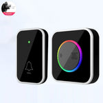 M488 433.92MHz Wireless Doorbell 150-200m Range 45 Ringtones Cordless Doorbell Kit, 1 Bell + 1 Transmitter