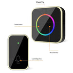 M488 433.92MHz Wireless Doorbell 150-200m Range 45 Ringtones Cordless Doorbell Kit, 1 Bell + 1 Transmitter