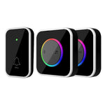 M488 433.92MHz Wireless Doorbell 150-200m Range 45 Ringtones Cordless Doorbell Kit, 2 Bells + 1 Transmitter