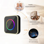 M488 433.92MHz Wireless Doorbell 150-200m Range 45 Ringtones Cordless Doorbell Kit, 2 Bells + 1 Transmitter
