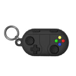For Samsung Galaxy SmartTag2 Liquid Silicone Case Game Controller Design Protective Cover with Ring Buckle