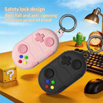 For Samsung Galaxy SmartTag2 Liquid Silicone Case Game Controller Design Protective Cover with Ring Buckle