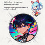 BW01 Electronic Badge 1.85 Inch Touchscreen Bluetooth-compatible Anime Display Brooch Pin for Cosplay Events
