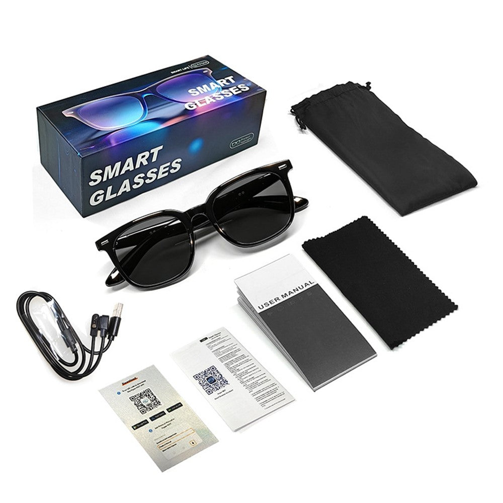 F70 AI Smart Bluetooth-compatible Glasses Cycling Driving Call Photochromic Lens Eyeglasses