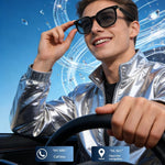 F70 AI Smart Bluetooth-compatible Glasses Cycling Driving Call Photochromic Lens Eyeglasses