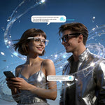 F70 AI Smart Bluetooth-compatible Glasses Cycling Driving Call Photochromic Lens Eyeglasses