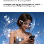 F70 AI Smart Bluetooth-compatible Glasses Cycling Driving Call Photochromic Lens Eyeglasses