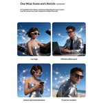 F70 AI Smart Bluetooth-compatible Glasses Cycling Driving Call Photochromic Lens Eyeglasses