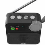 P2D 1.47 Inch Bluetooth-compatible Portable DAB Radio with TF Card MP3 Player