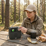 P2D 1.47 Inch Bluetooth-compatible Portable DAB Radio with TF Card MP3 Player