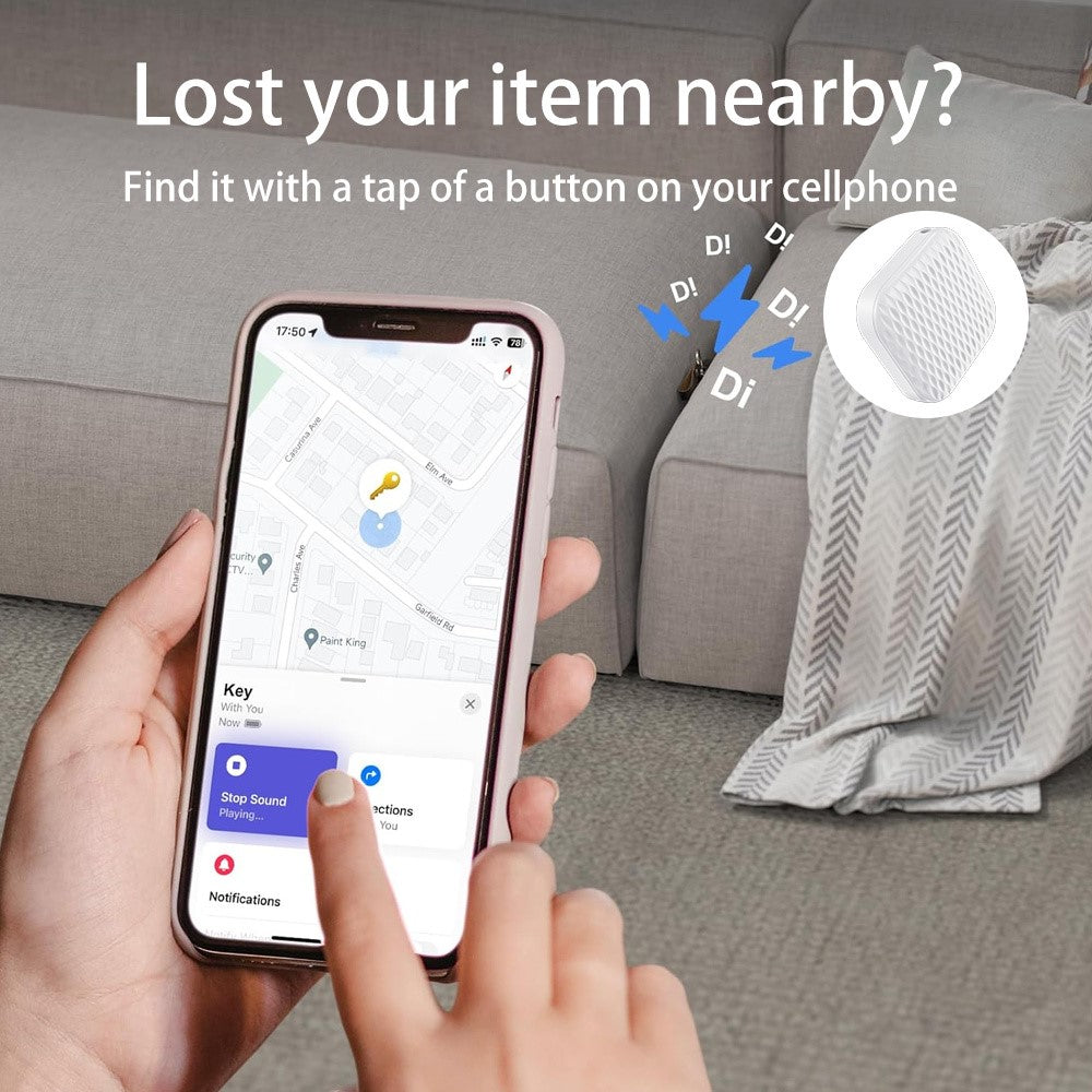 F25 Bluetooth-compatible Anti-Lost Tracker Pet Kids Elderly Global Locator Compatible with Find My App for iOS