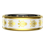 SY03 Smart Ring Health Monitoring Enamel Multi-function Fitness Tracker Finger Ring with Charging Case