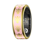 SY03 Smart Ring Health Monitor Enamel IP68 Waterproof Heart Rate Blood Oxygen Sleep Tracker with Charging Case