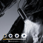 HD813 5m Hard Wire Industrial Borescope 1080P HD 4.3 Inch IPS Screen 8mm Camera Lens IP67 Waterproof Inspection Endoscope