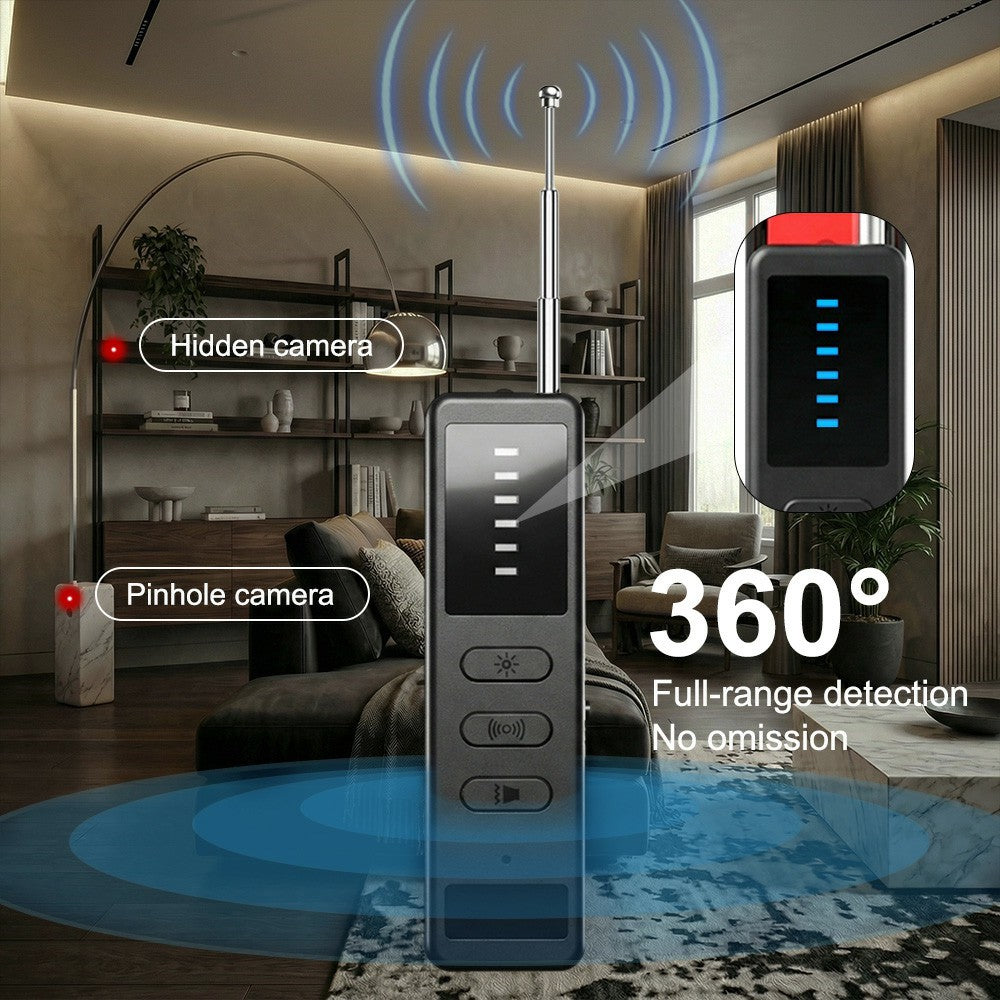 DT01 Wireless Signal Detector Hidden Camera Locator Anti-Spy RF Bug Finder GPS Tracker Detector