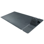 S111 3-in-1 Magnetic Wireless Charger Office Desktop Pad 15W Fast Charging Mouse Pad for Phone Watch Earbuds