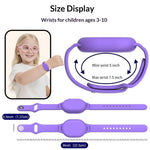 For Xiaomi Tag Silicone Watch Strap Kids Waterproof Adjustable Protective Case Band