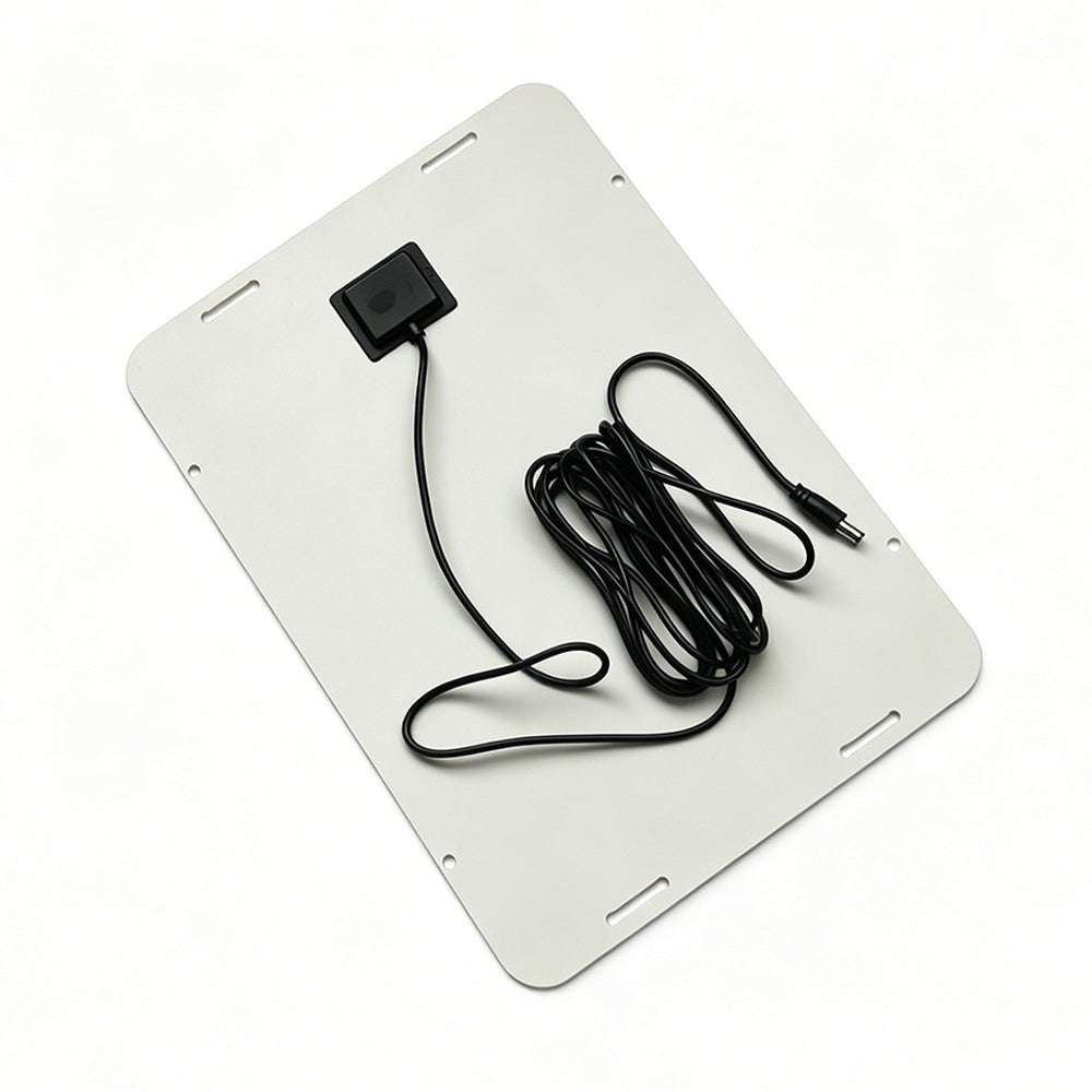 IP68 Vandtæt 15W 18V Solpanel Dobbeltventilator Udluftningssystem til Dyrehus med DC5521-stik