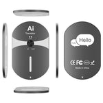 F8pro AI Magnetic Ultra-Thin Bluetooth-compatible Translator 170mAh 138 Languages Real-time Voice Text Translation Device for Meeting Travel