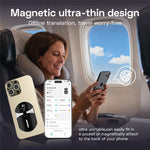 F8pro AI Magnetic Ultra-Thin Bluetooth-compatible Translator 170mAh 138 Languages Real-time Voice Text Translation Device for Meeting Travel