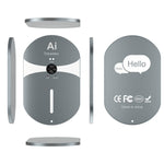 F8pro AI Magnetic Ultra-Thin Bluetooth-compatible Translator 170mAh 138 Languages Real-time Voice Text Translation Device for Meeting Travel