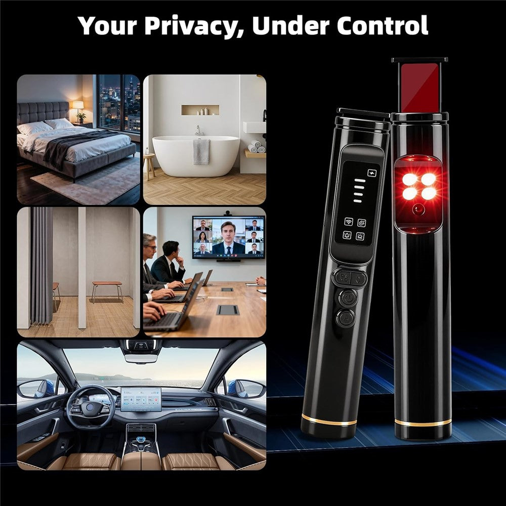 T015 Hidden Camera Detector Bug Finder RF GPS Tracker Detector Signal Scanner Anti Spy Surveillance Device