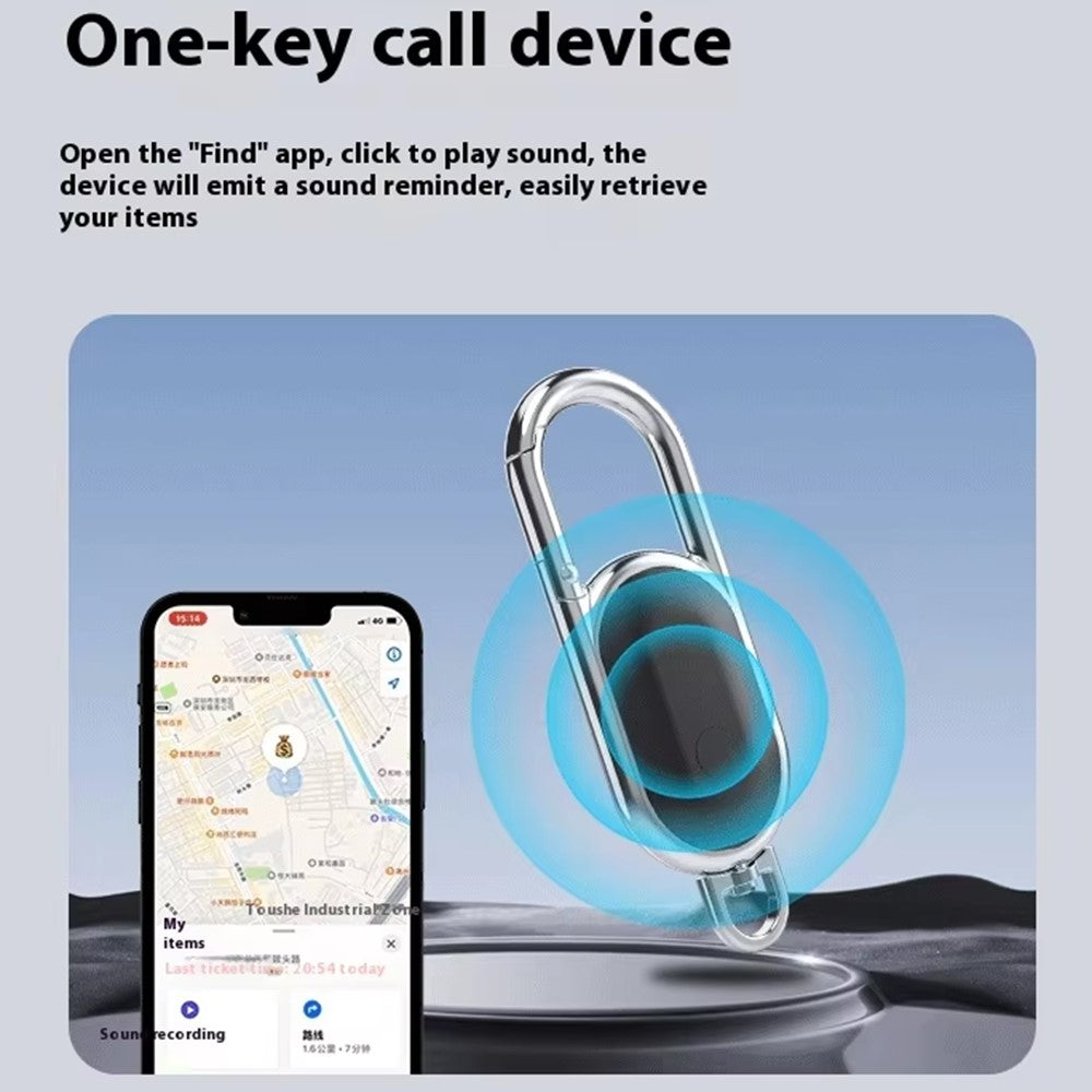 F15 Car Keychain Smart Tracker 2-in-1 Bluetooth-compatible Item Finder for Android
