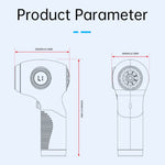 D21S Wireless Handheld Dust Blower 125000RPM Brushless Motor 200G Max Air Flow Duster with LED Display