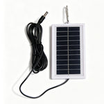 1W 5V Solar Panel Charger with 3m Cable for 3.7V-5V Battery Outdoor Light Security Camera Power Supply