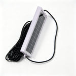 1W 5V Solar Panel Charger with 3m Cable for 3.7V-5V Battery Outdoor Light Security Camera Power Supply