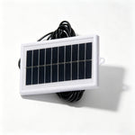 1W 5V Solar Panel Charger with 3m Cable for 3.7V-5V Battery Outdoor Light Security Camera Power Supply