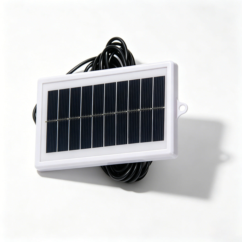 1W 5V Solar Panel Charger with 3m Cable for 3.7V-5V Battery Outdoor Light Security Camera Power Supply
