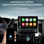 CM102 Wireless CarPlay Adapter Android Auto Converter 2-in-1 WiFi 6 Bluetooth-compatible 5.3 USB Adapter for Car