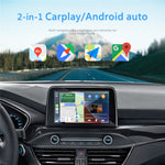CM102 Wireless CarPlay Adapter Android Auto Converter 2-in-1 WiFi 6 Bluetooth-compatible 5.3 USB Adapter for Car