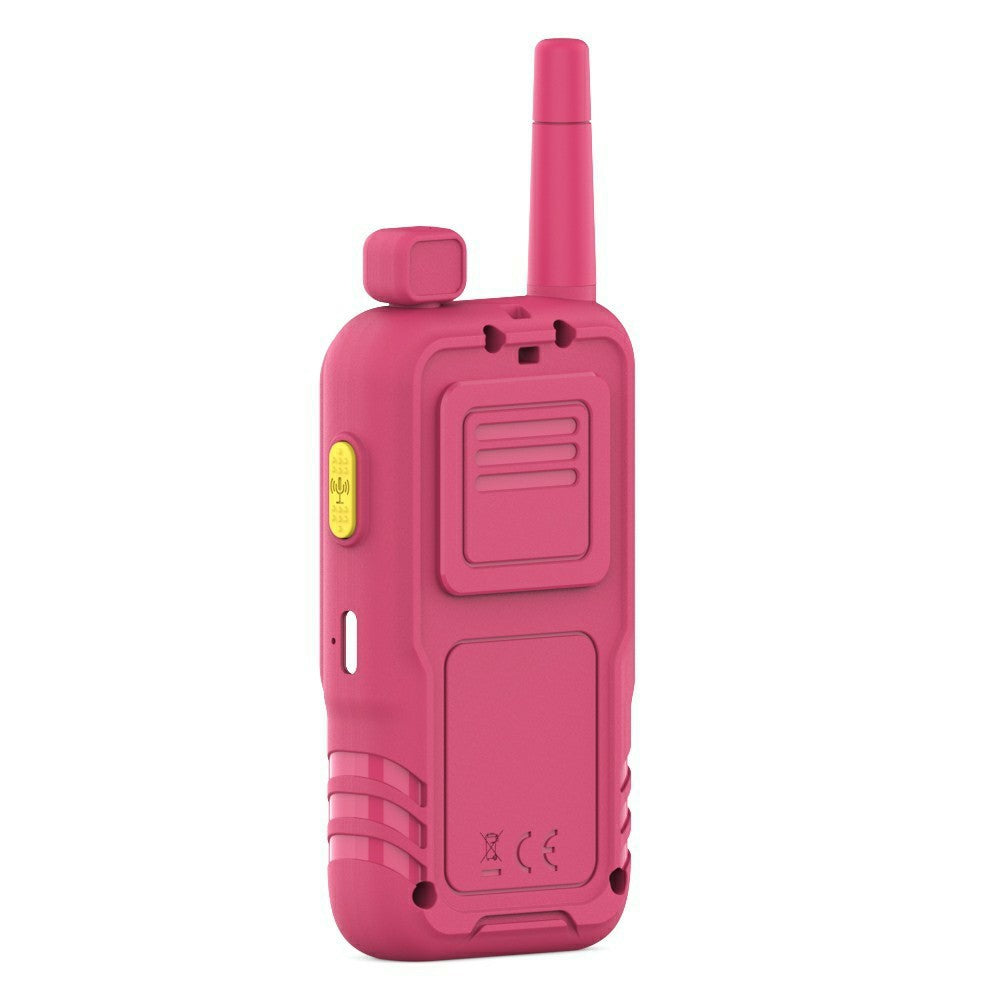 S2 2 stk. / sæt 2,0 tommer IPS-skærm Børne-video-walkie-talkie med 180 graders roterende kamera og stemmeforvrænger til børn