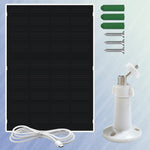 2W 5V Solar Panel 22.5% Efficiency Type-C Charging Board for Security Camera Monitoring