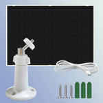 2W 5V Solar Panel 22.5% Efficiency Type-C Charging Board for Security Camera Monitoring