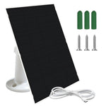2W 5V Solar Panel 22.5% Efficiency Type-C Charging Board for Security Camera Monitoring