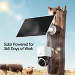 2W 5V Solar Panel 22.5% Efficiency Type-C Charging Board for Security Camera Monitoring