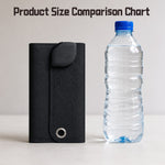 12W Solar Panel Charger 5-Fold Portable Solar Power Bank with USB-C Output for Outdoor Camping