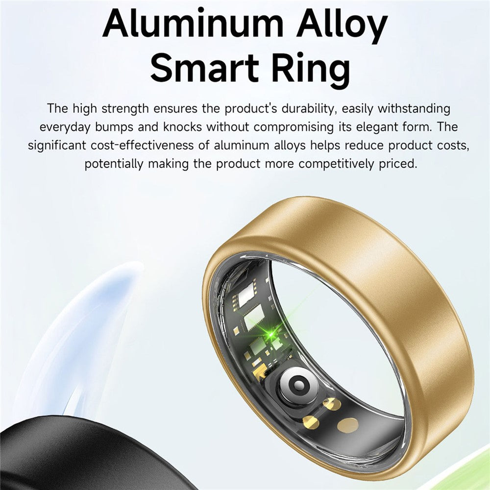 R88 Smart Ring Søvn Hjertefrekvens Iltmåler Fitness Tracker med Opladningsetui