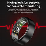 R88 Smart Ring Søvn Hjertefrekvens Iltmåler Fitness Tracker med Opladningsetui